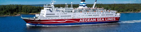 The conventional ferry Anemos of Aegean Sea Lines