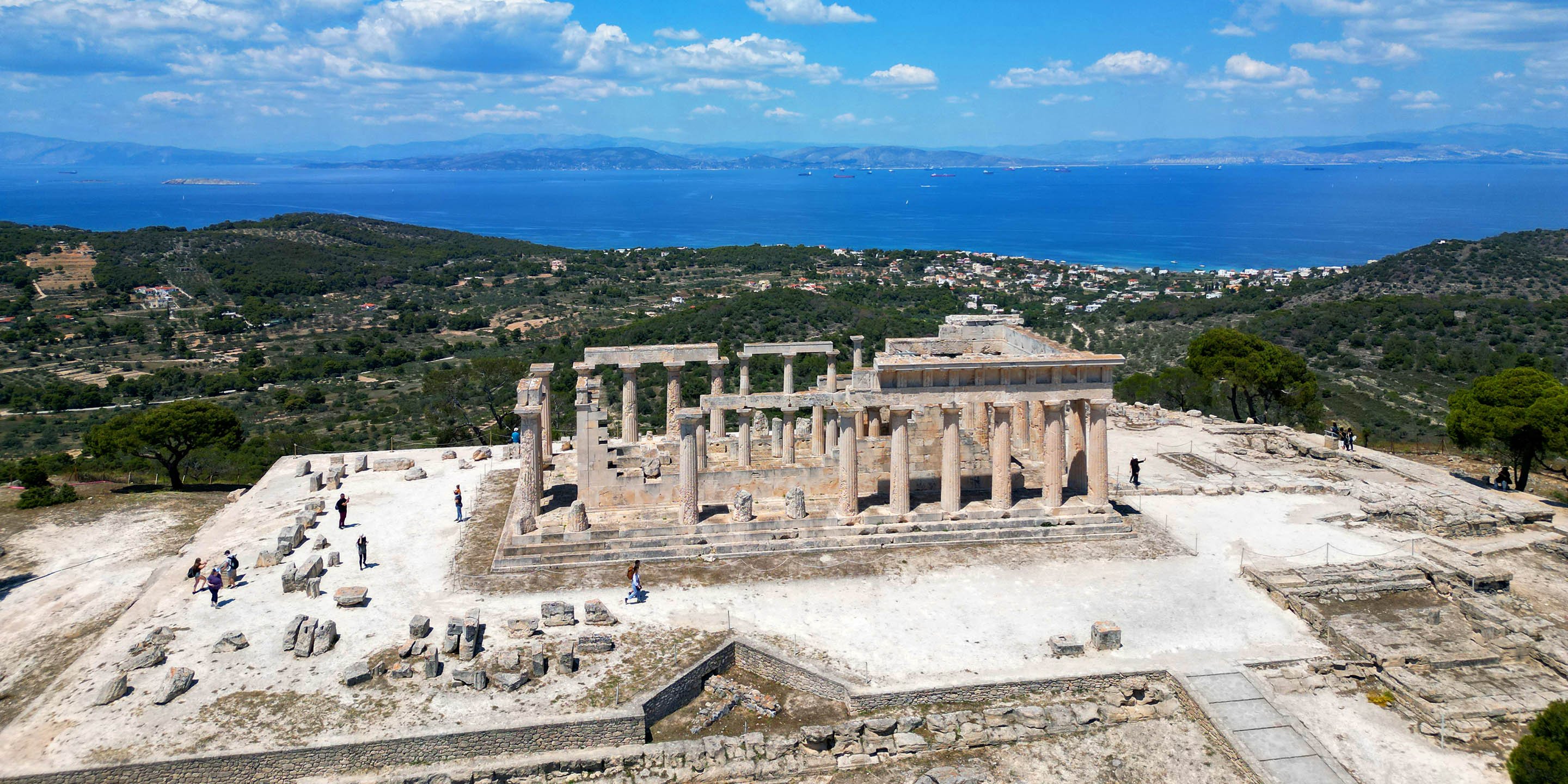 Der Tempel von Aphaea in Aegina