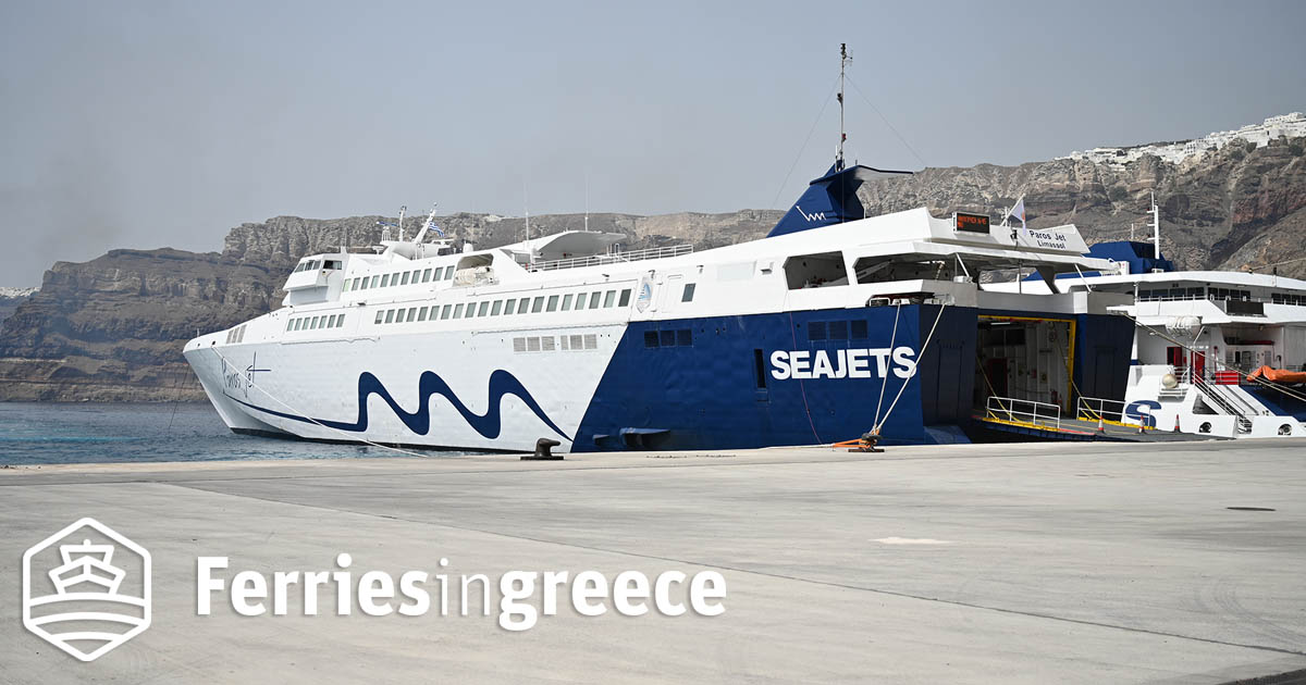 Paros Jet Of Sea Jets Info Photos Ferriesingreece