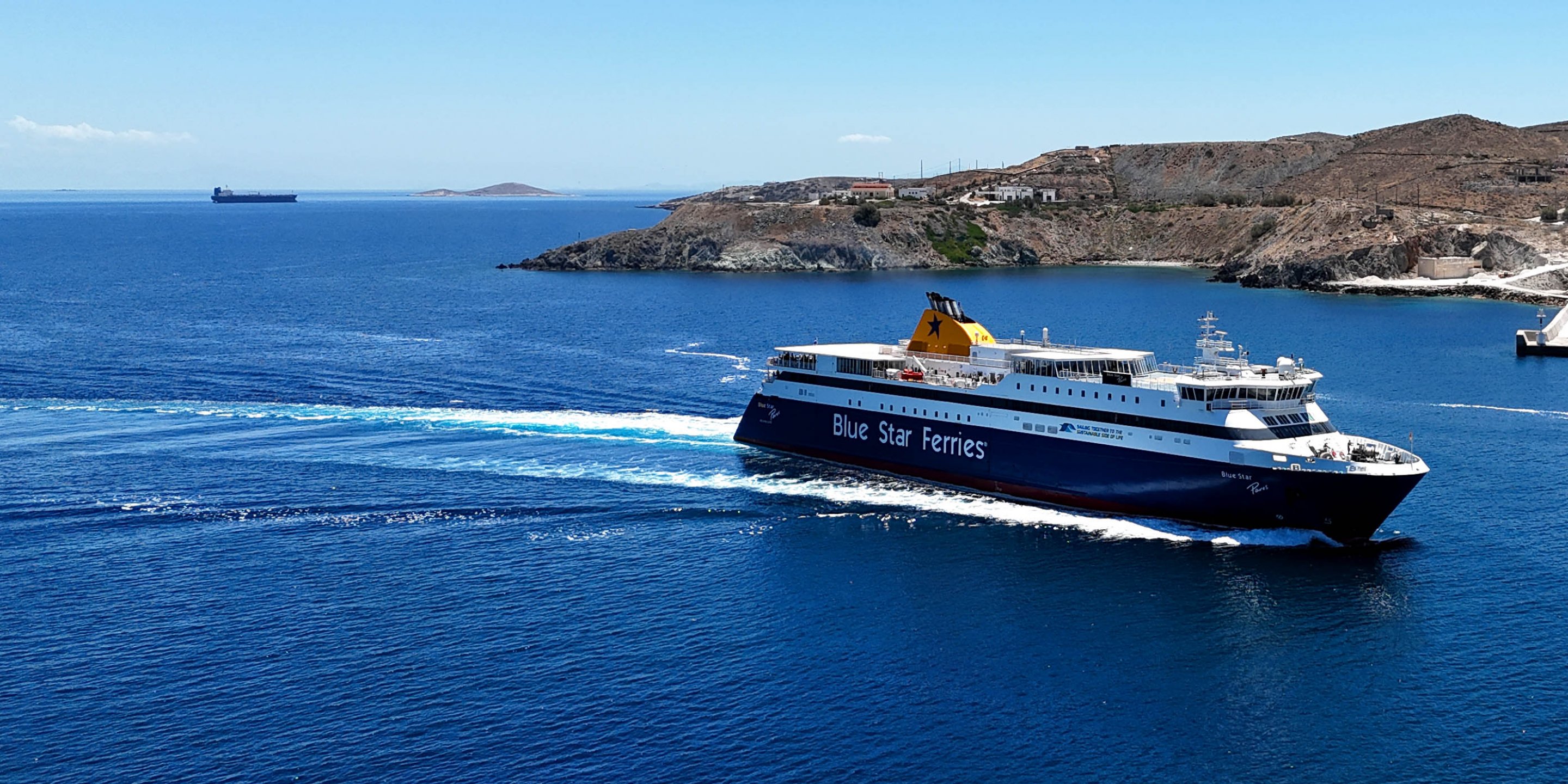 Island hopping with Blue Star Ferries