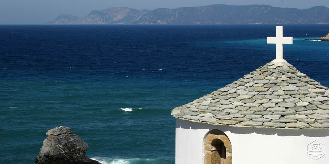 The town of Skopelos