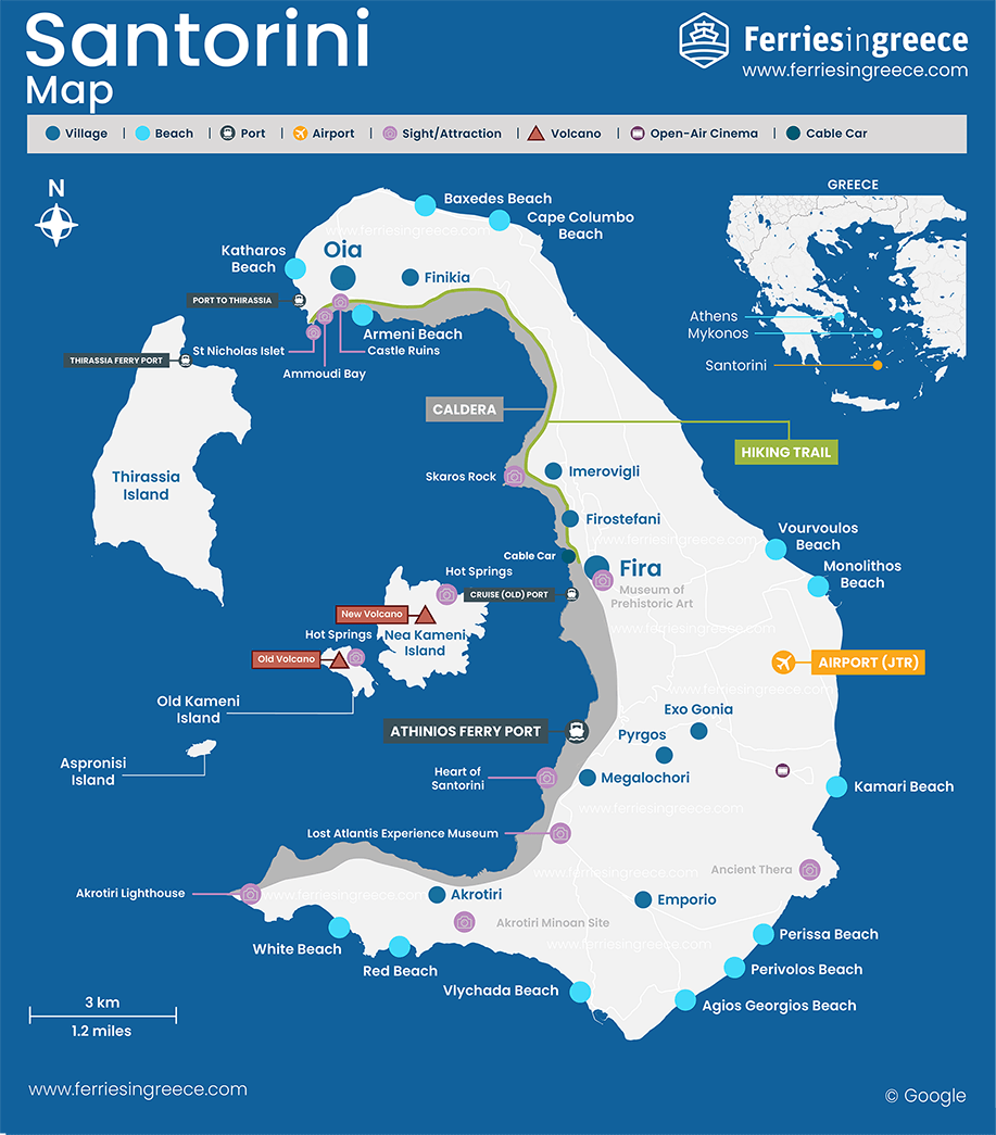 Santorini Ferry - Tickets, Schedules, Prices | FerriesinGreece