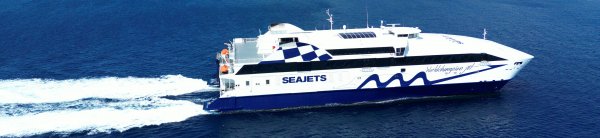 Le ferry à grande vitesse World Champion Jet of Seajets